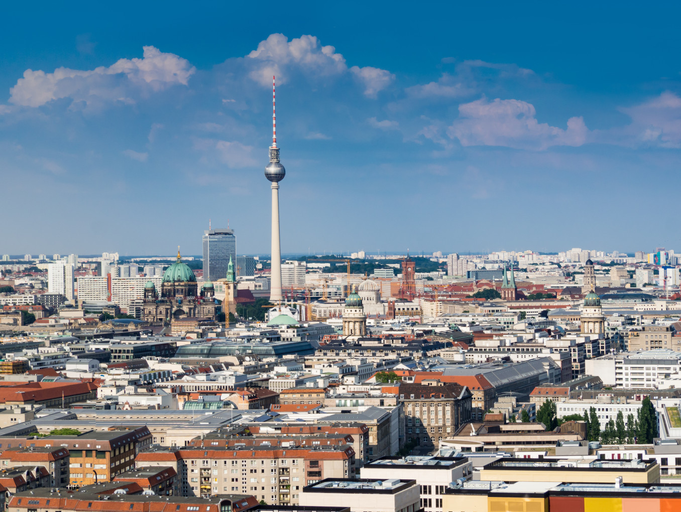 Panorama Bild von Berlin mit Fernsehturm