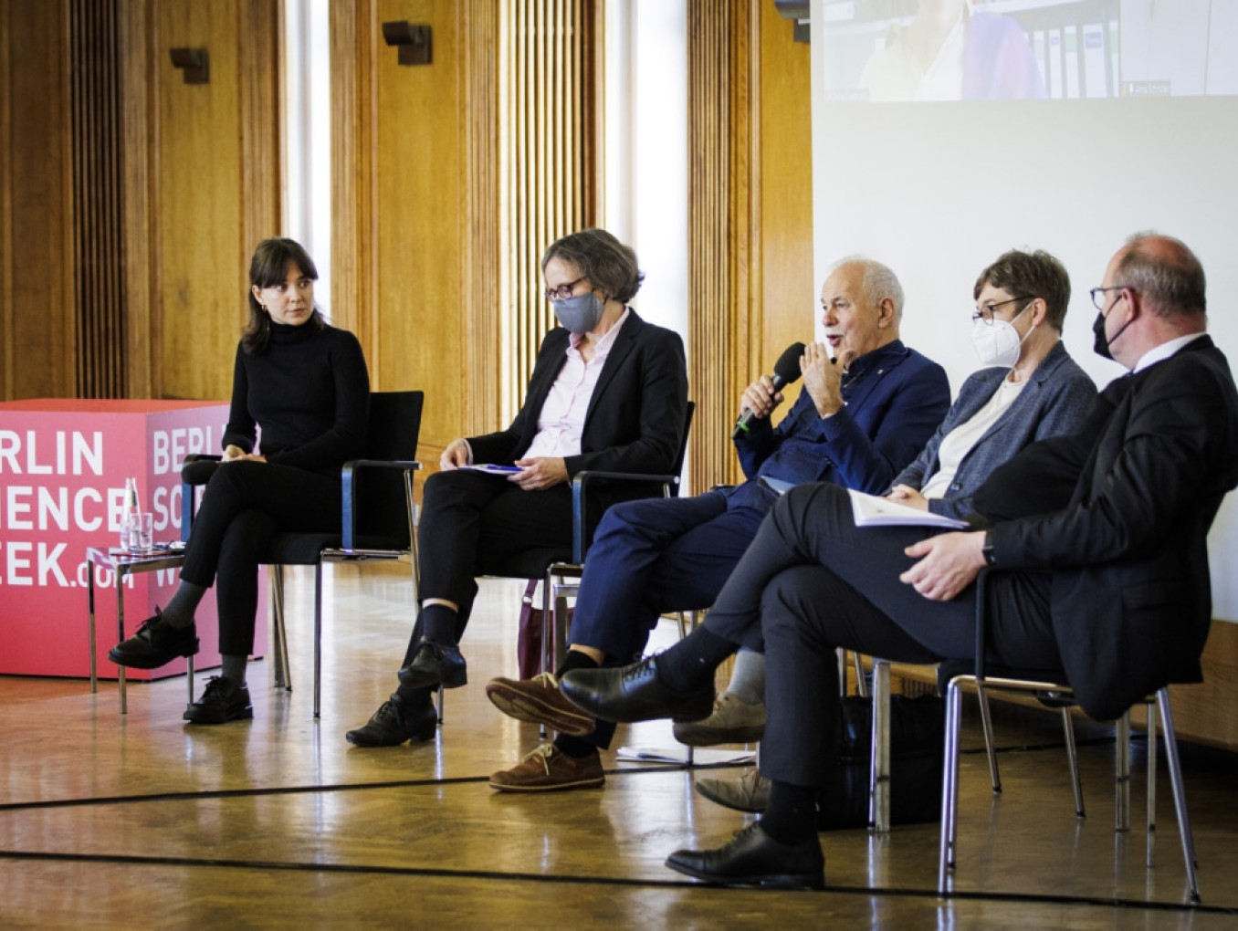 Pressekonferenz anlaesslich der 7. Berlin Science Week in der Brandenburgischen Akademie der Wissenschaften. Berlin, 19.10.2022.