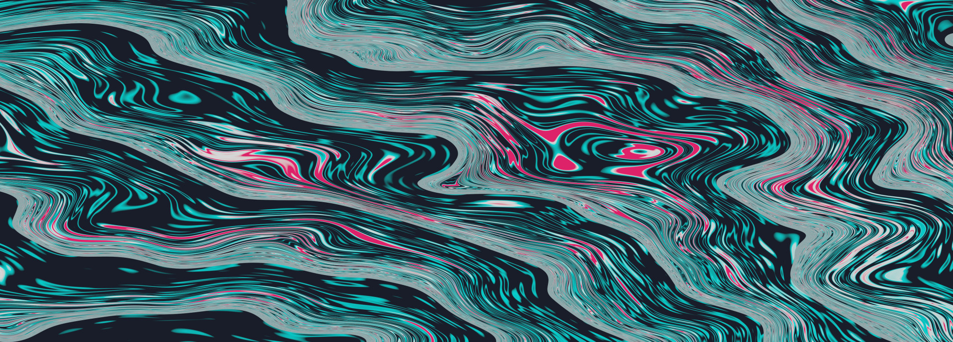 An image made up of green, blue, and red blurred lines.