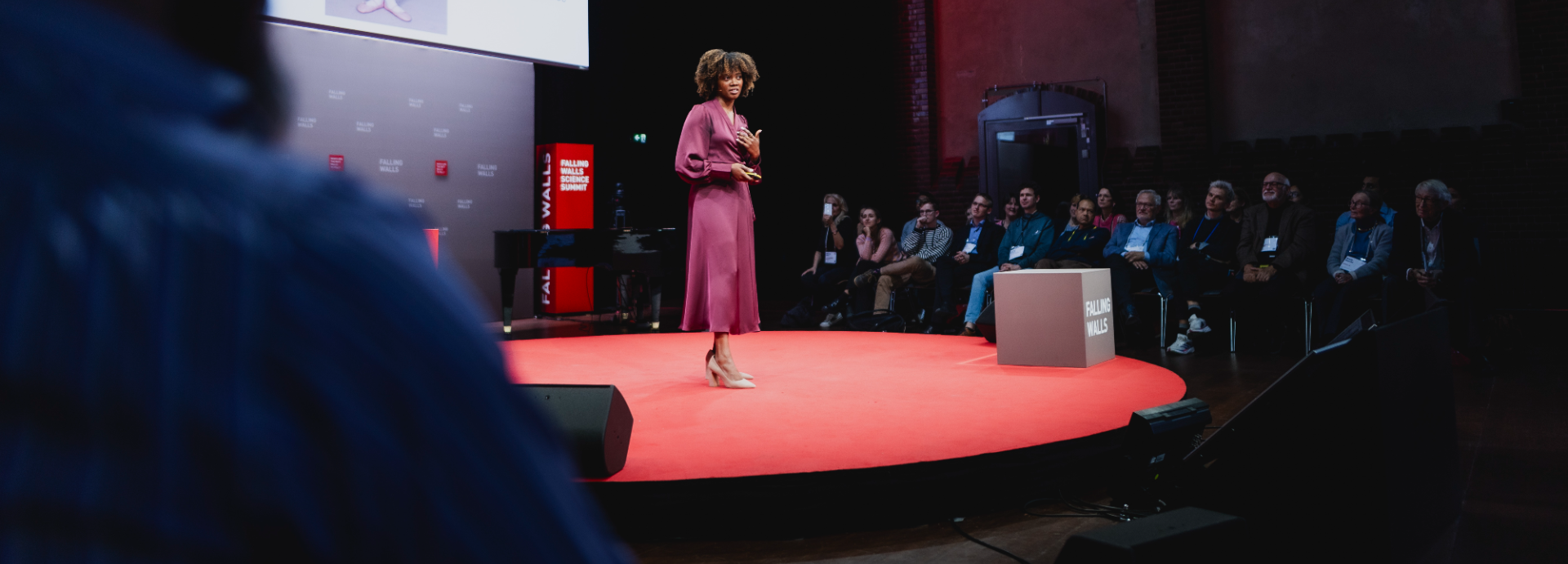  Yamilée Toussaint presents at last year's Falling Walls Engage