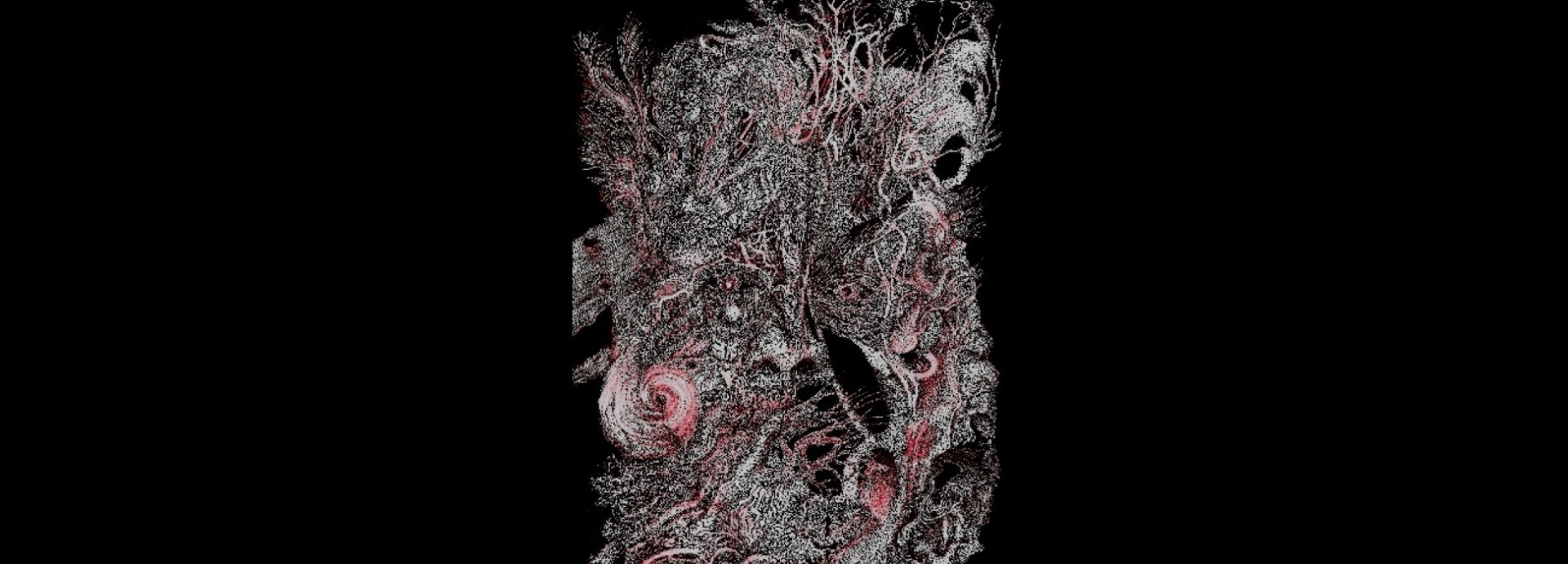 Painting of a person with mental disorder
