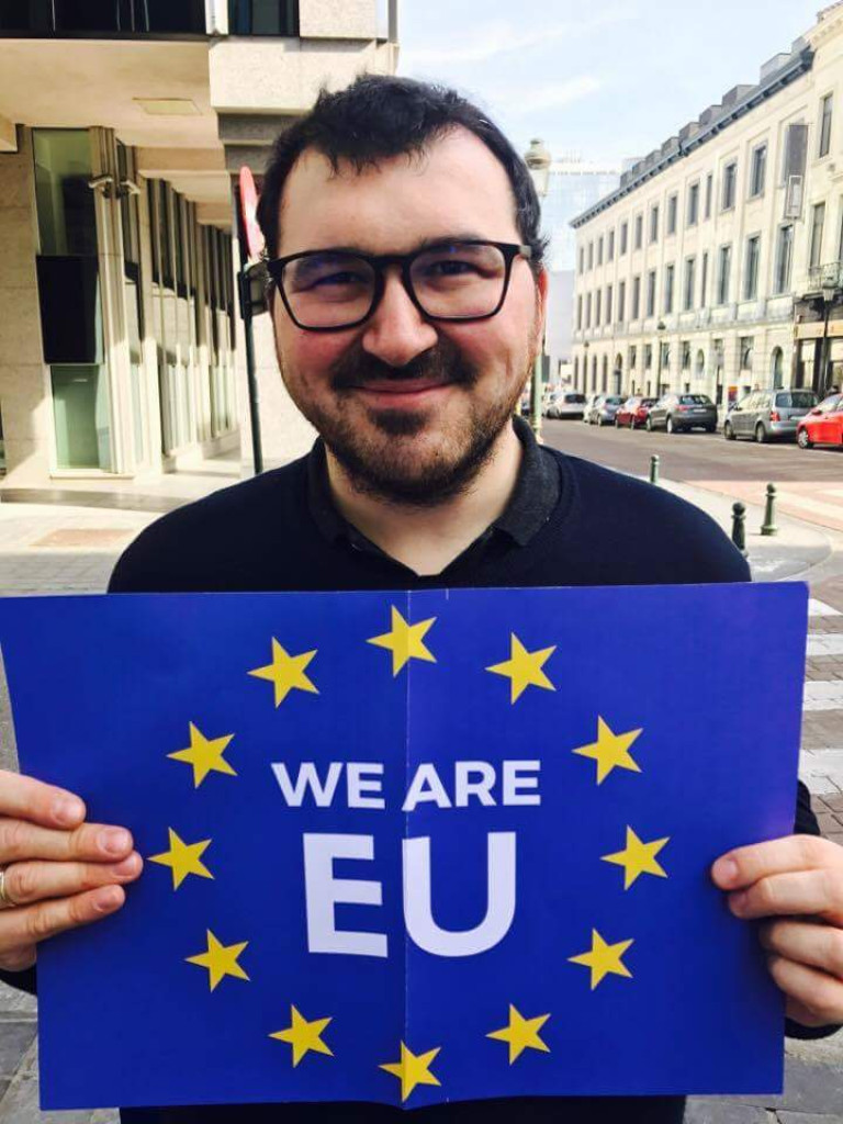 Picture of the speaker from EU Policy Lab