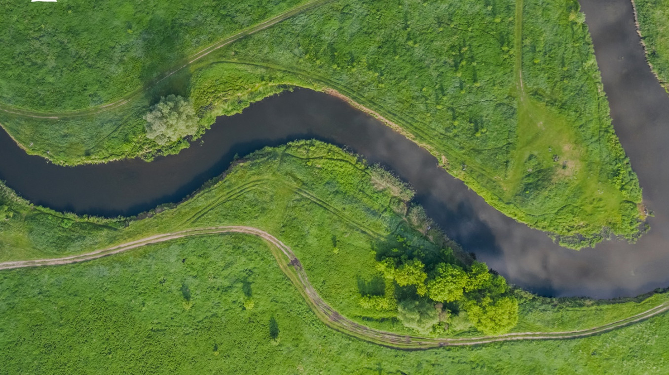 the natural course of a river